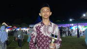 Early Husein, siswa Jabal Rahmah Mulia, Juara Harapan 1 MHQ 10 Juz Tingkat Kabupaten Aceh Singkil, prestasi dari sekolah tahfidz terbaik Medan.