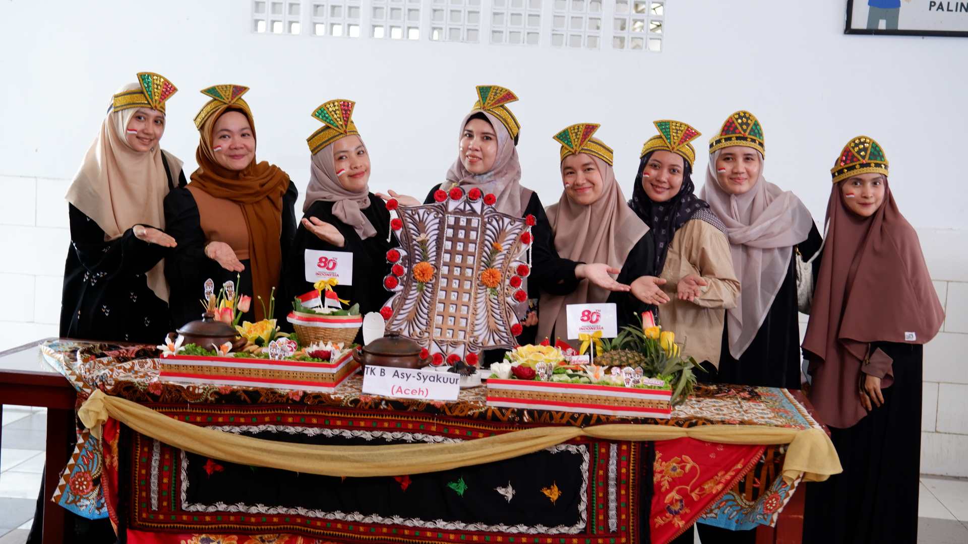 Sinergi antara orang tua dan guru di acara pekan budaya TK Jabal Rahmah Mulia, membangun komunitas sekolah yang solid.