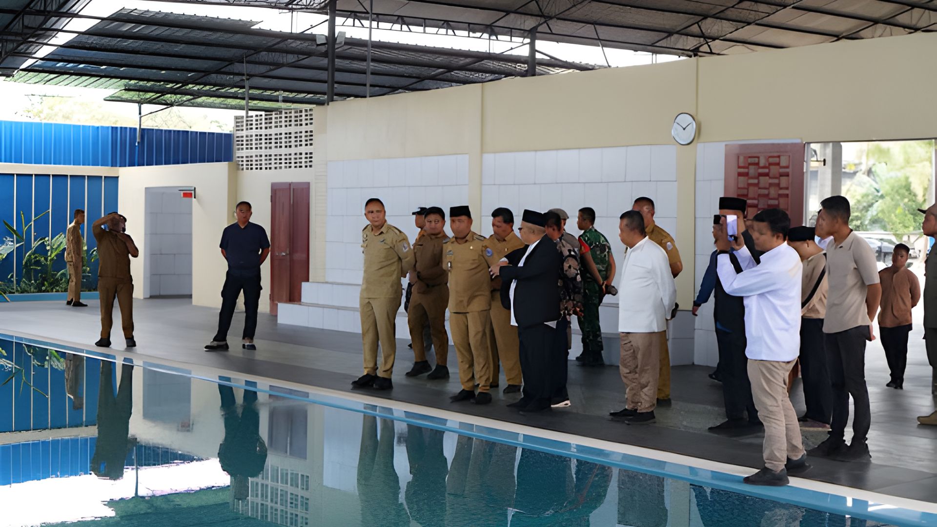 Peresmian gedung asrama putri dan kolam renang sekolah islam terbaik di medan JRM